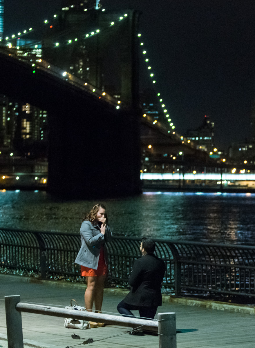 [Surprise Proposal by Brooklyn Bridge]– photo[2]