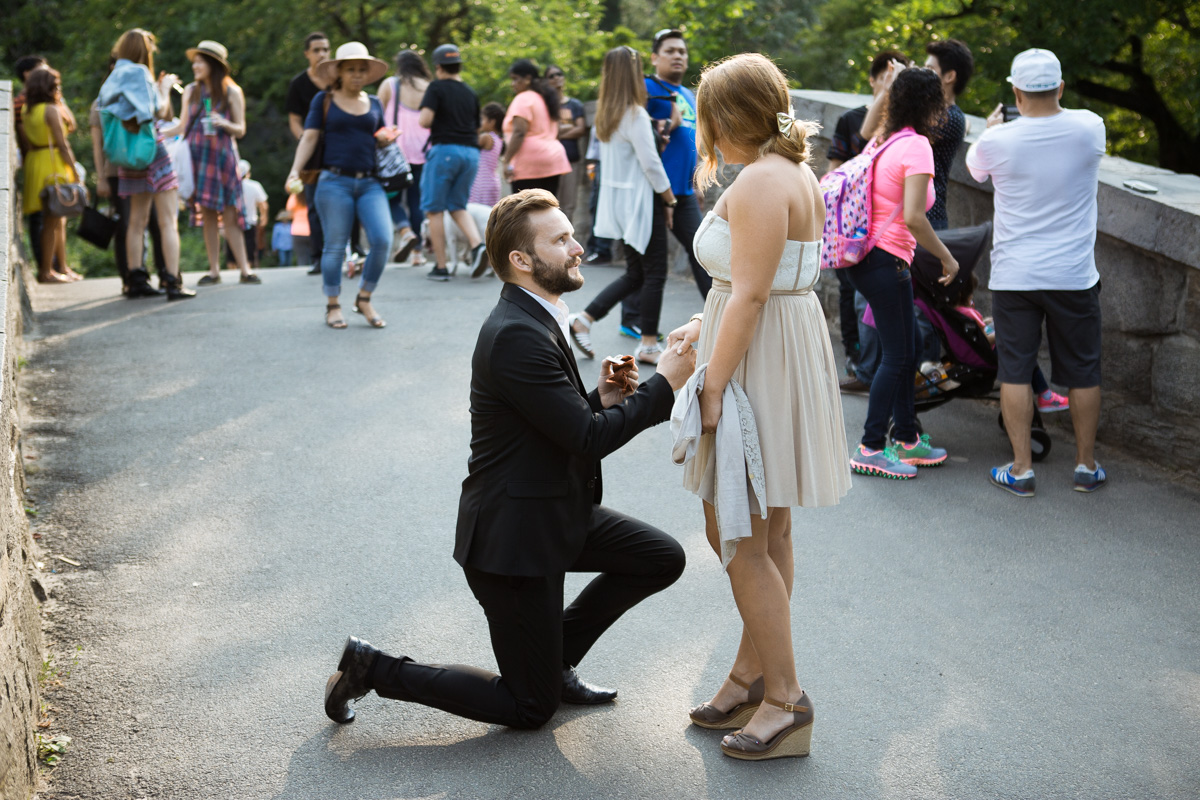 [ Gapstow Bridge marriage proposal in Central Park]– photo[1]