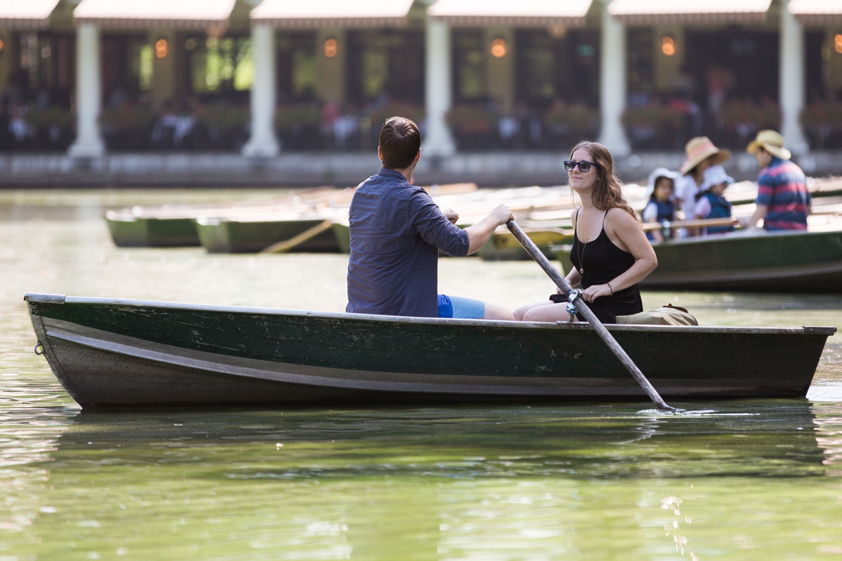 [Central Park Marriage Proposal on a raw boat]– photo[1]