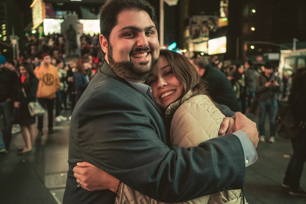 Times Square Marriage proposal New York City