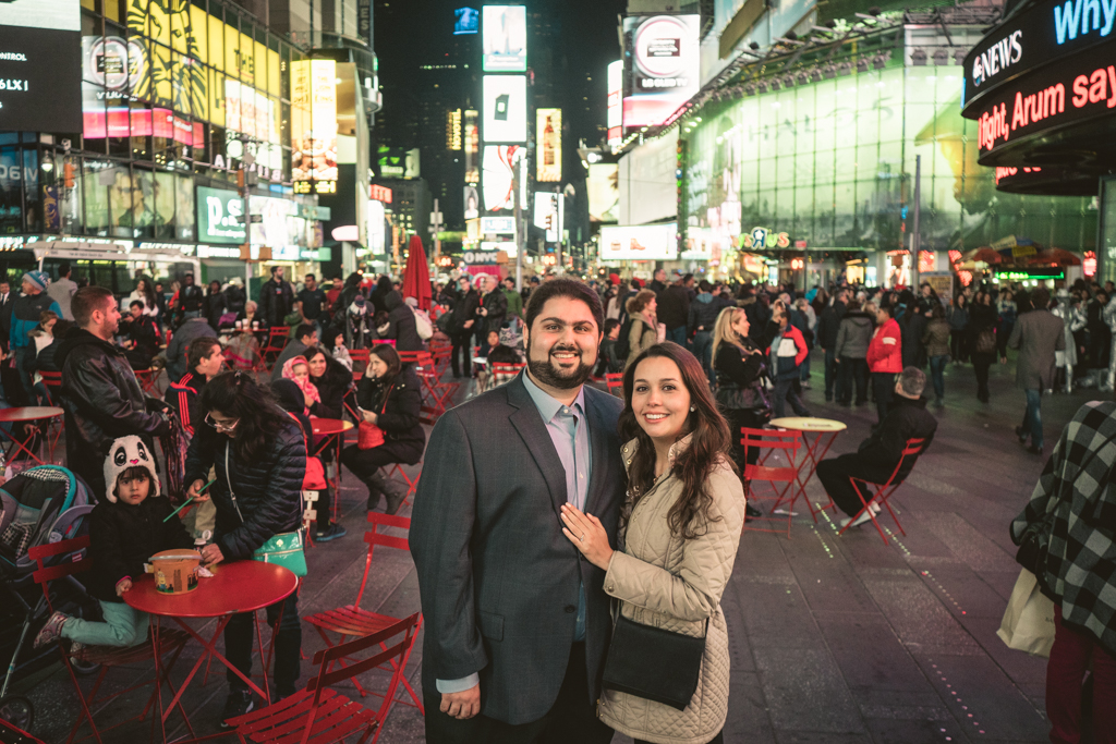 Times Square Marriage proposal New York City