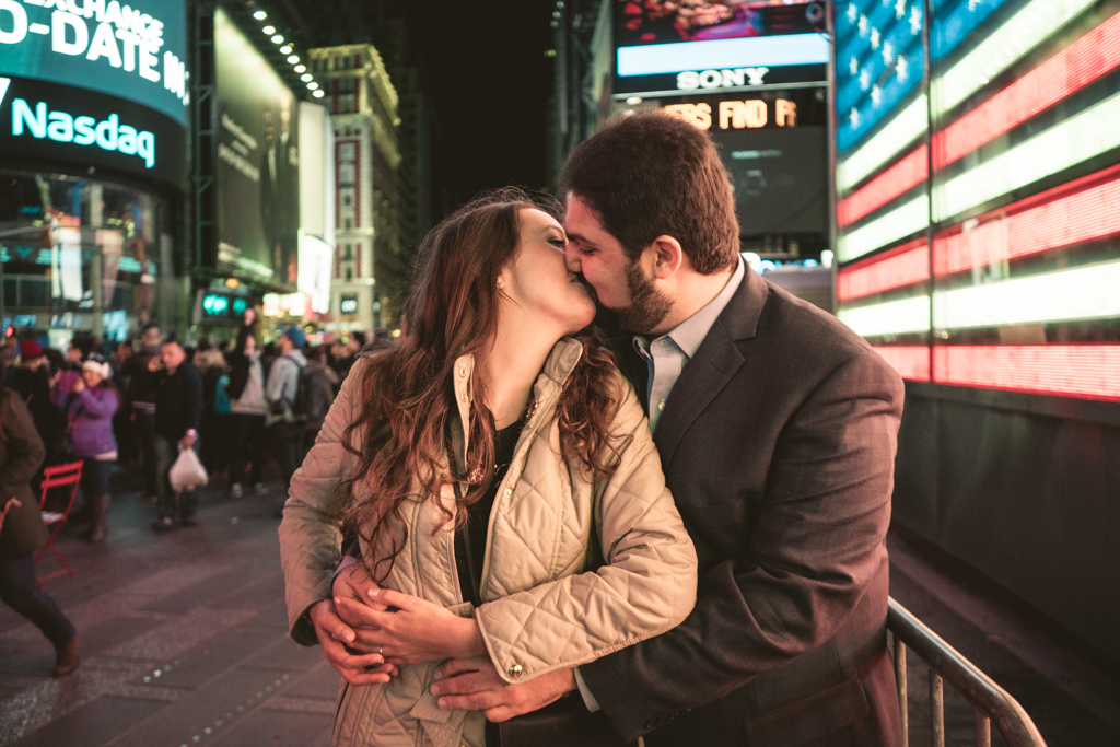 Times Square Marriage proposal New York City