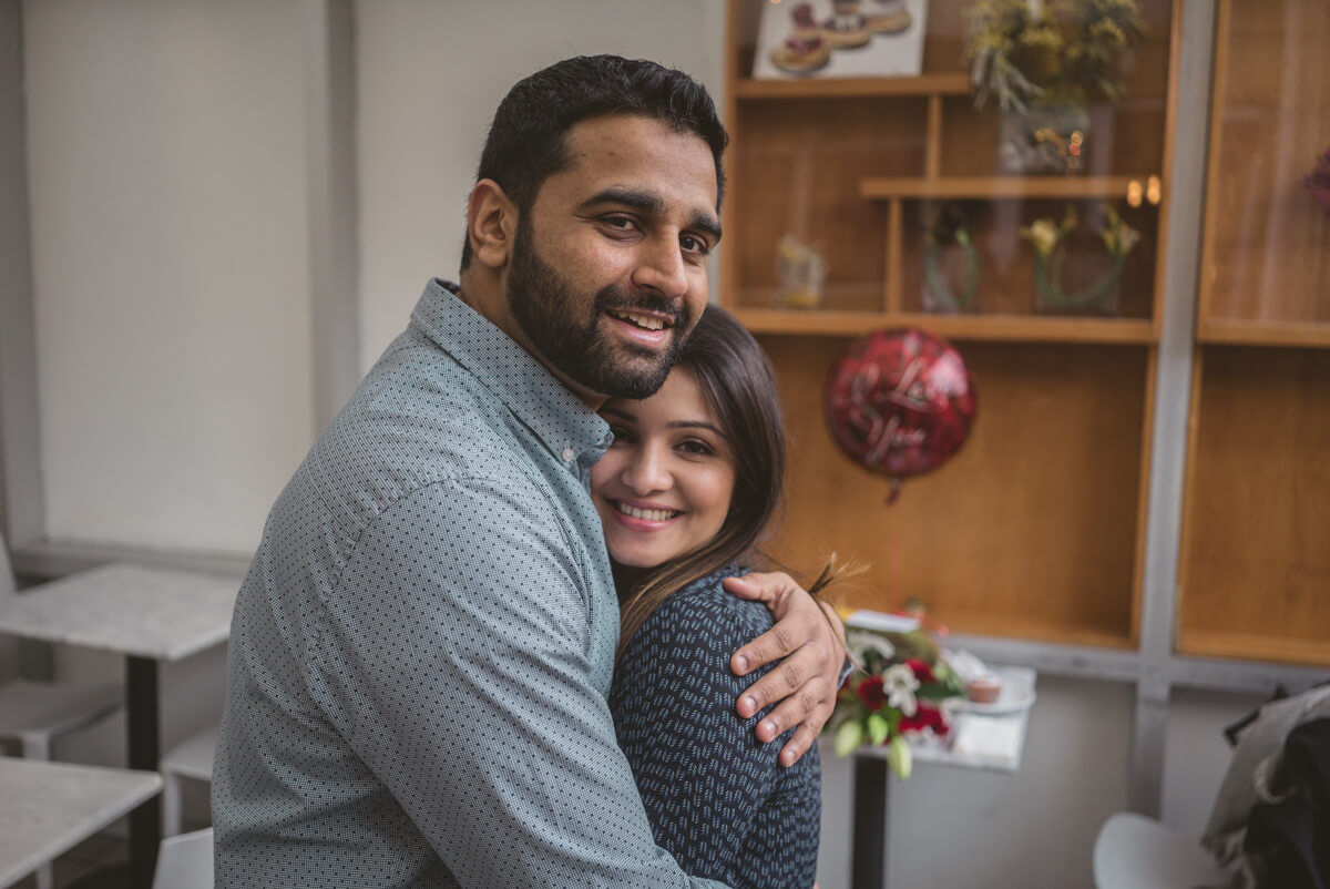 Surprise Marriage proposal at the Dominique Ansel Bakery. Soho NYC