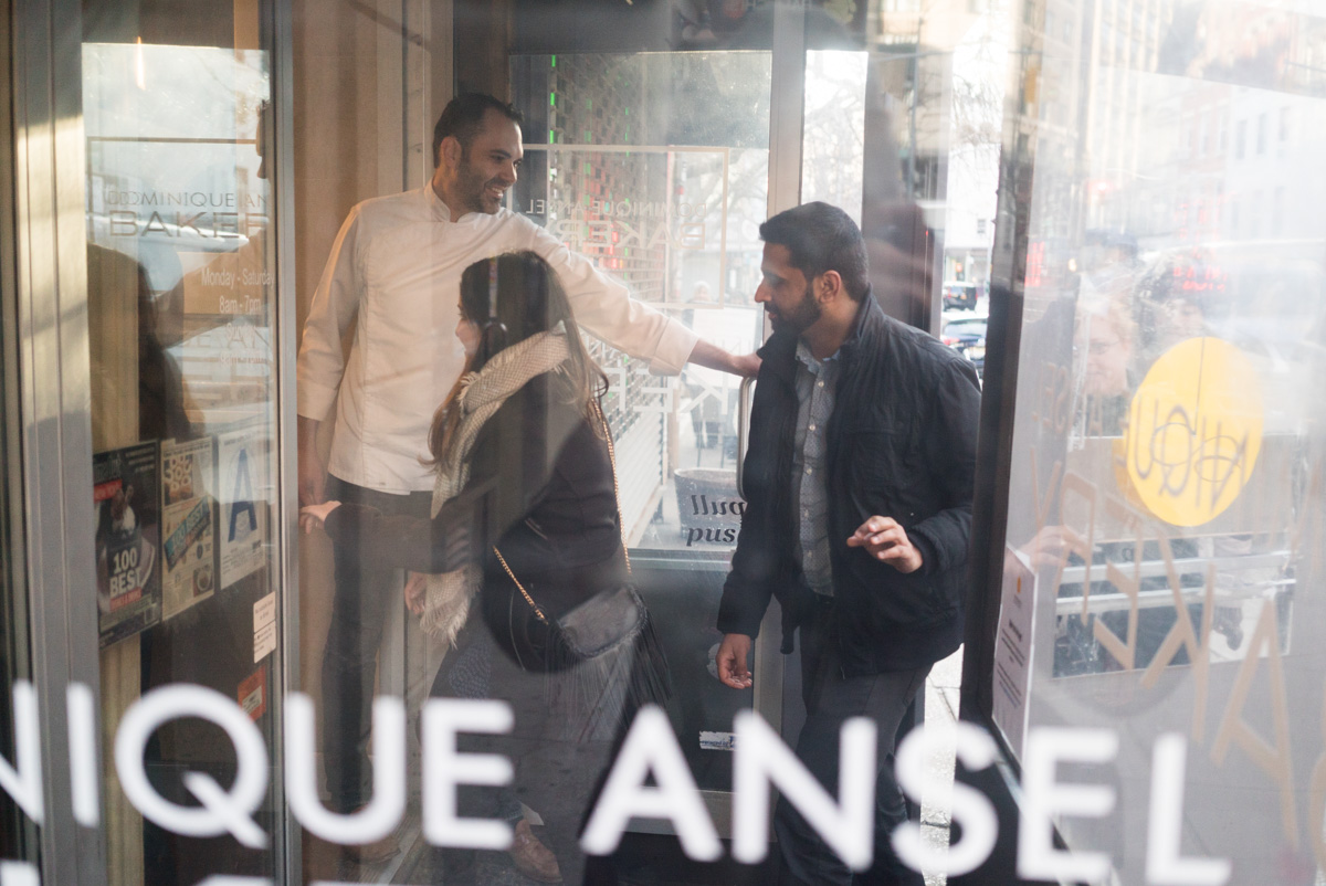 Surprise Marriage proposal at the Dominique Ansel Bakery. Soho NYC