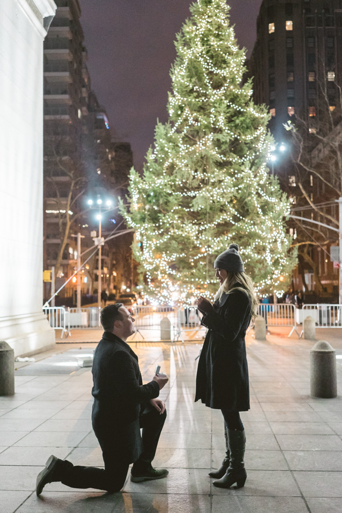 Washington Square Marriage proposal New York City