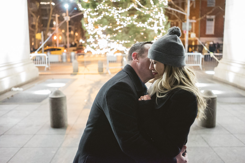 Washington Square Marriage proposal New York City
