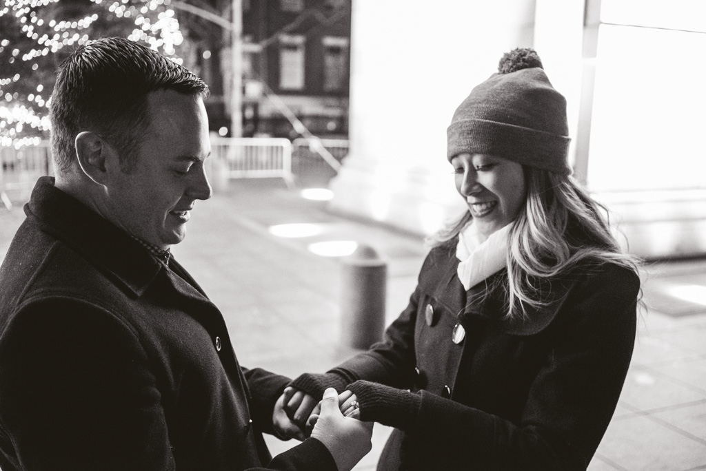 Washington Square Marriage proposal New York City