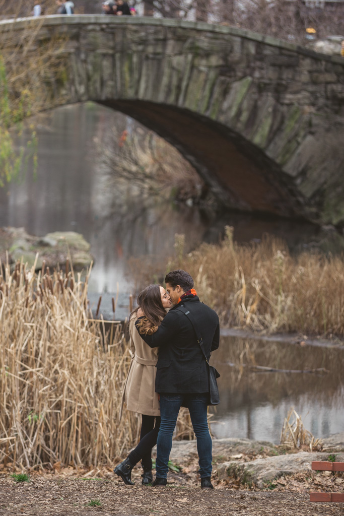 Central Park Marriage proposal under Gapstow bridge