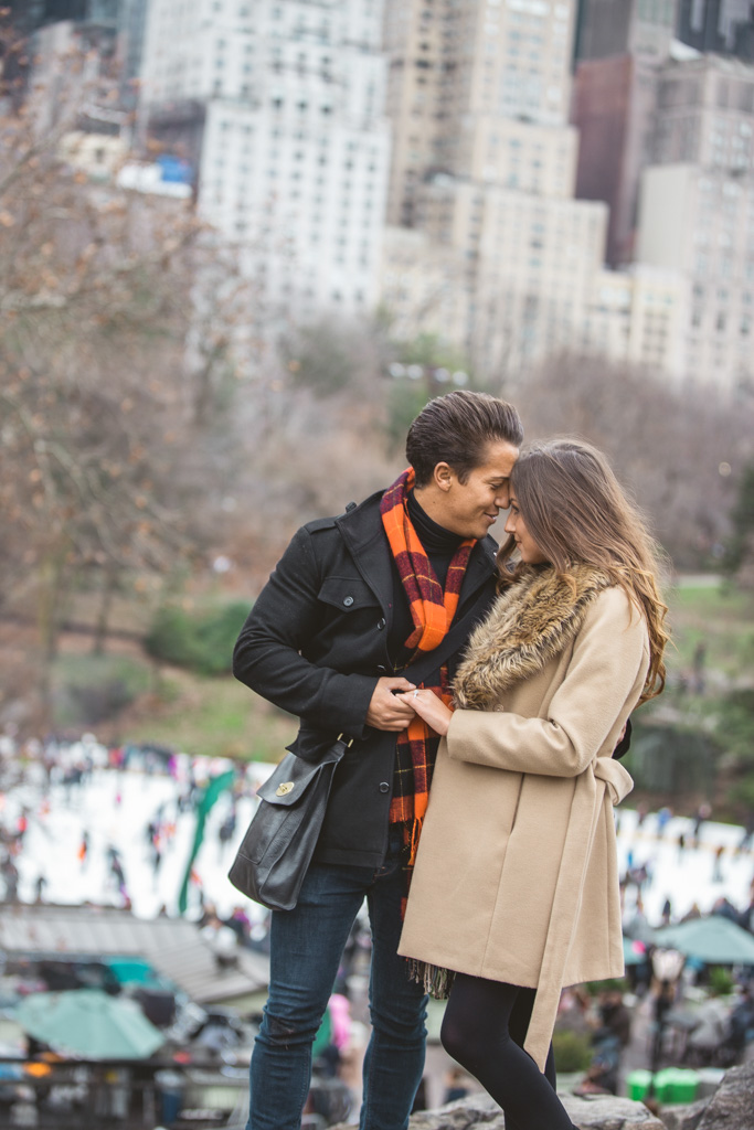 Central Park Marriage proposal under Gapstow bridge