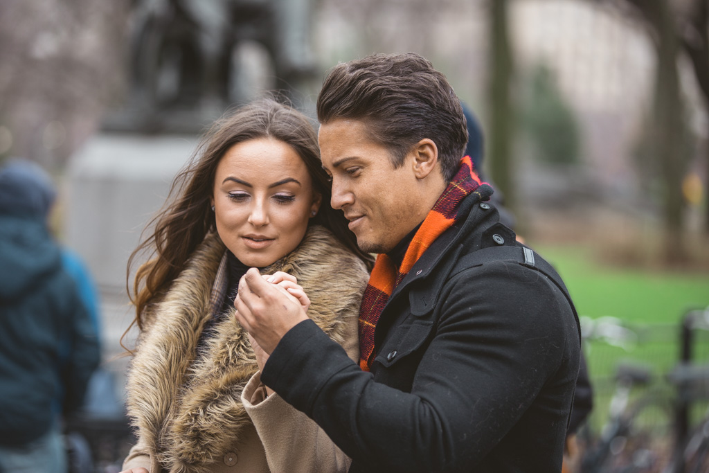Central Park Marriage proposal under Gapstow bridge
