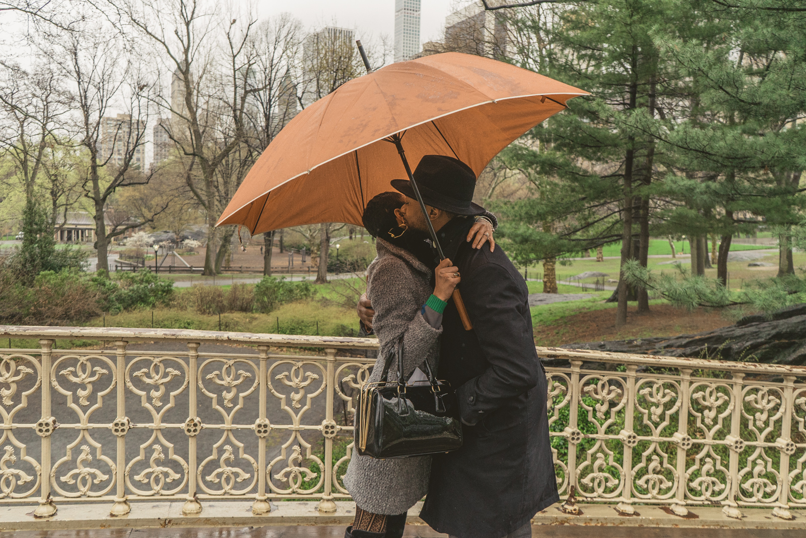 Pine Bank bridge Central Park Marriage Proposal