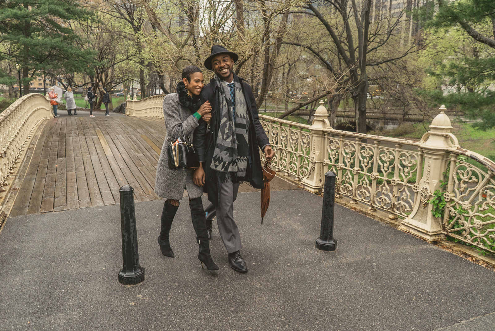 Pine Bank bridge Central Park Marriage Proposal