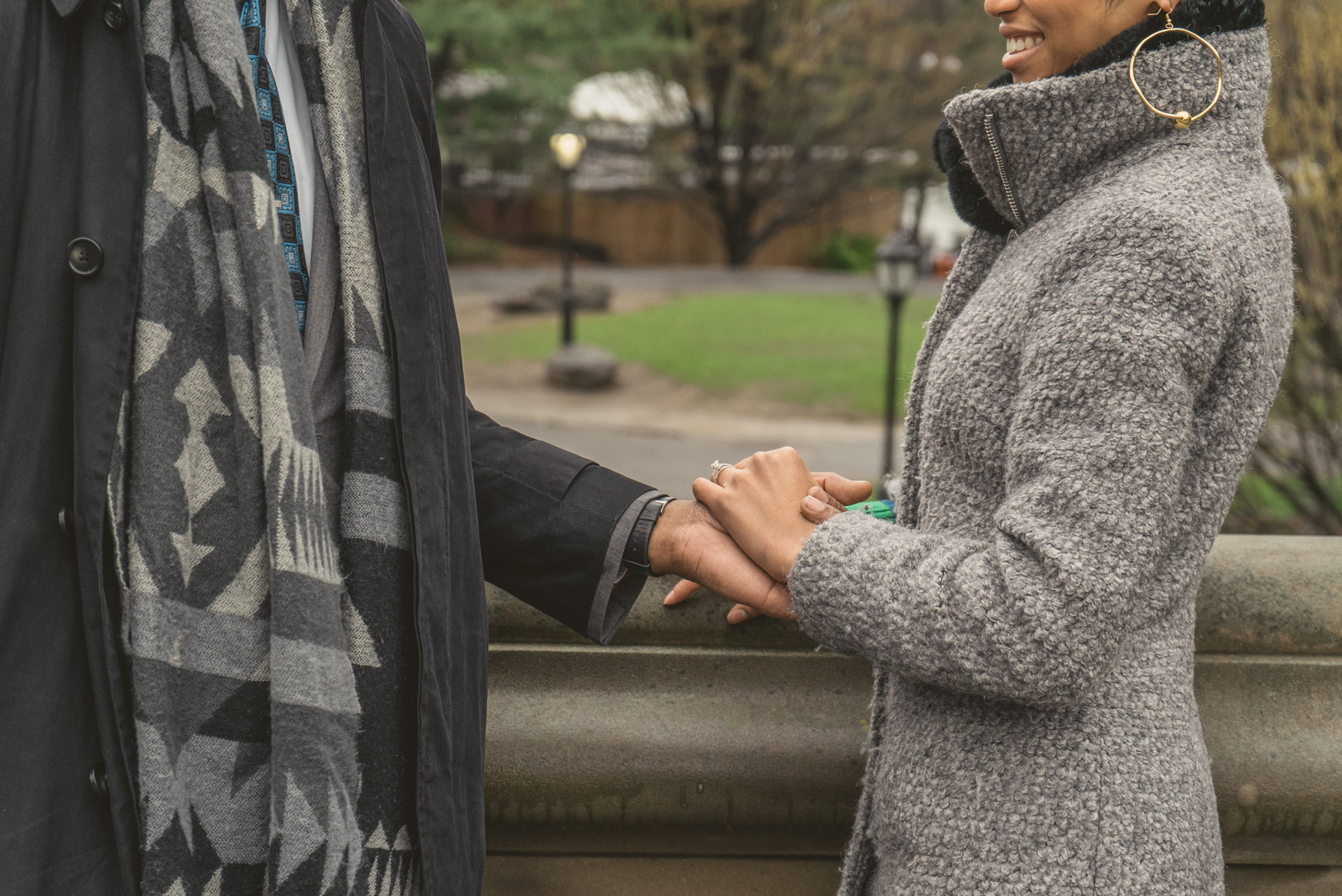 Pine Bank bridge Central Park Marriage Proposal