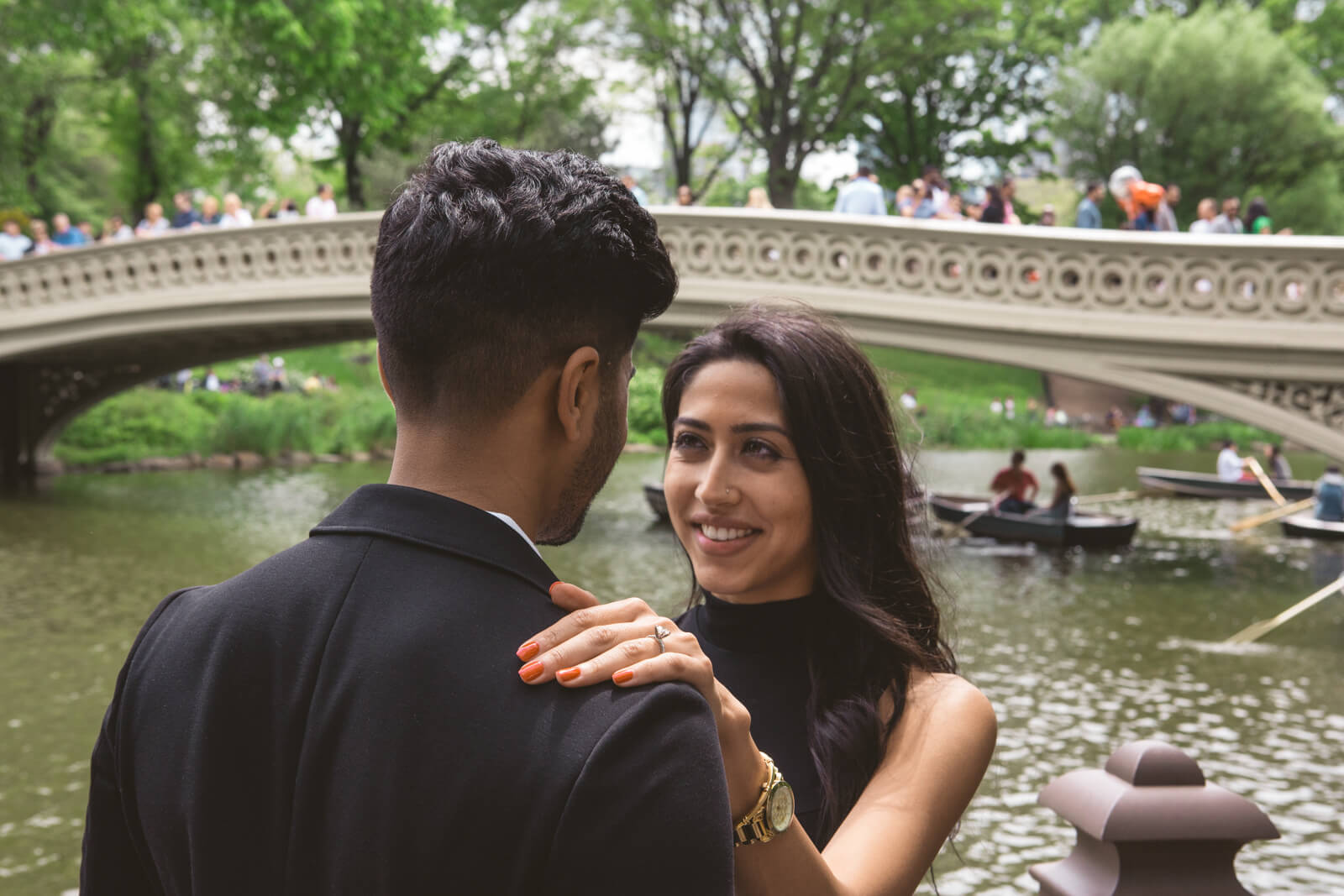 Bow Bridge view proposal in Central Park