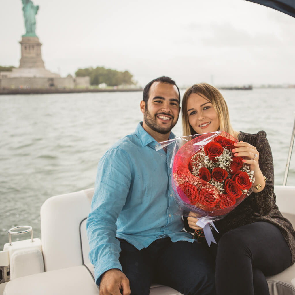 Statue of Liberty marriage proposal