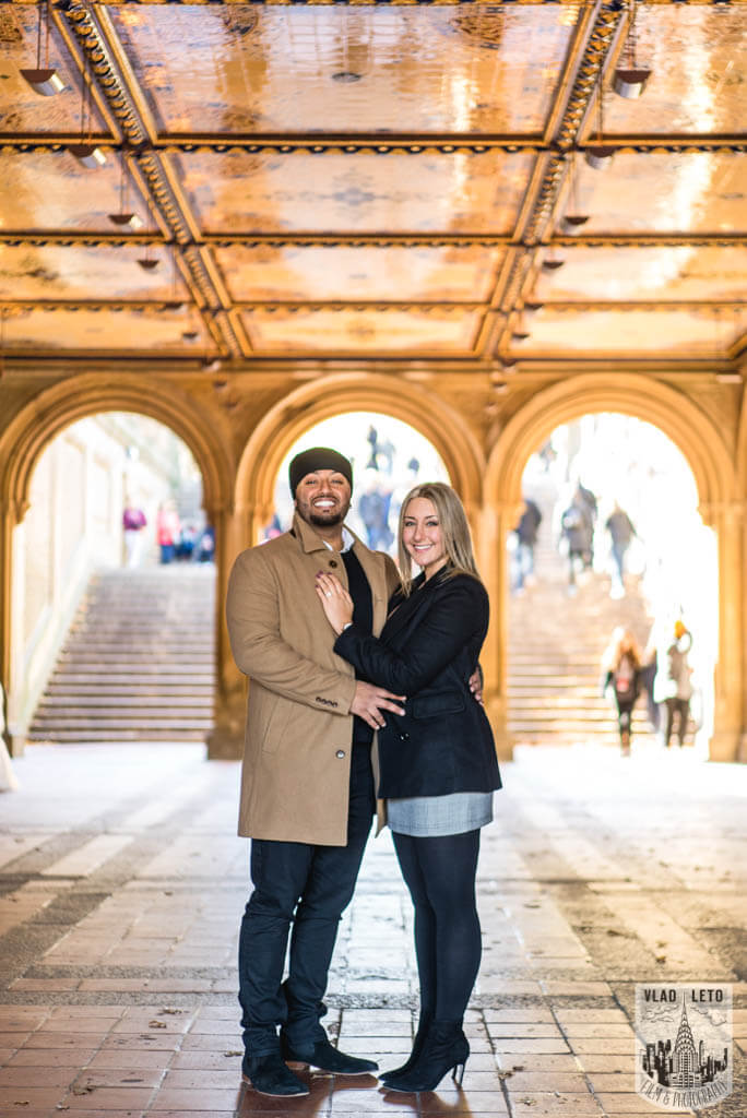 Engagement photo from Central Park