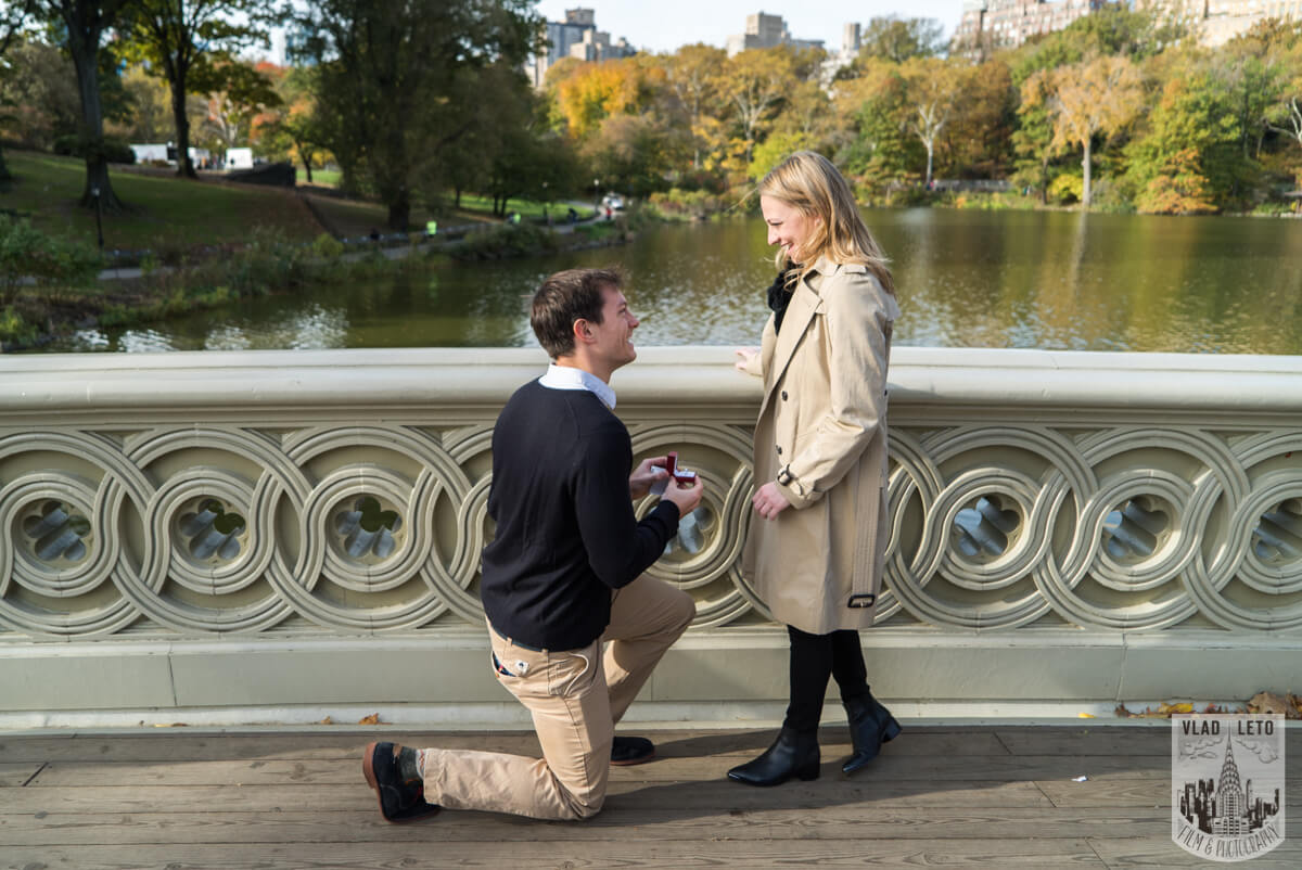 Bowbridge Surprise proposal, photographer Vlad Leto