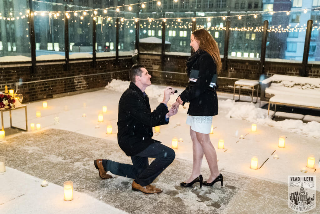 Marriage proposal Private Rooftop