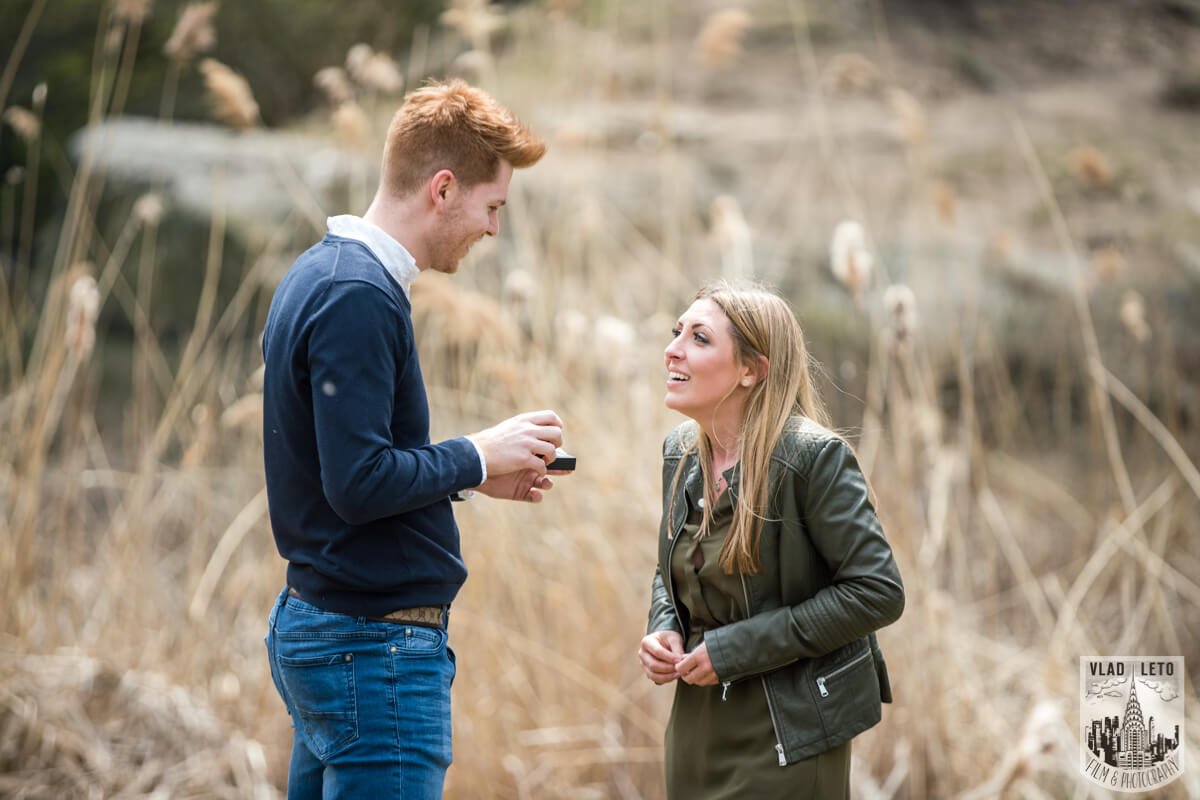 Engagement proposal photographer in nyc