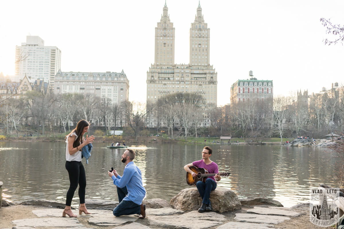 marriage proposal central park