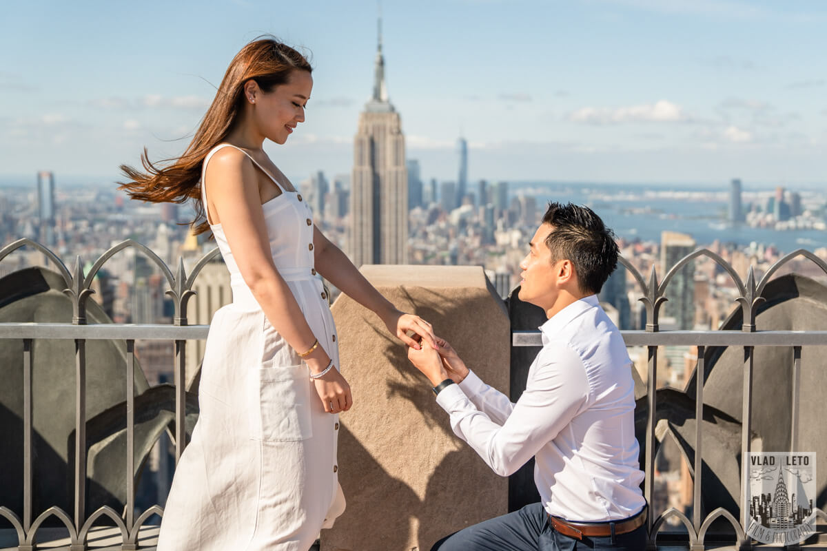 Top of the Rock Marriage Proposal