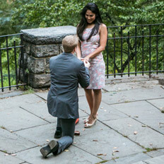 Belvedere Castle Proposal (Vivian and Edward)