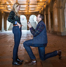 Central Park Bethesda Terrace Proposal (Ginger and Jacob)