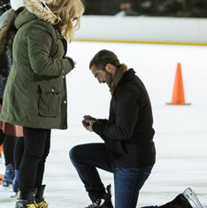 Surprise Proposal on Wollman Rink Central Park (Richard an Betty)