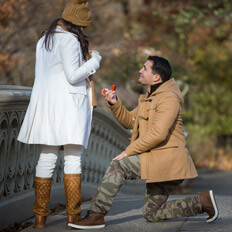 Central Park Bow Bridge Proposal (Chloe and Gary)