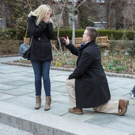 Marriage Proposal in Central Park Zoo (Luke and Carol)