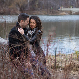 Secret Proposal near Bow bridge, Central Park