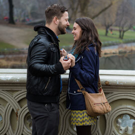 Bow Bridge surprise Wedding Proposal.