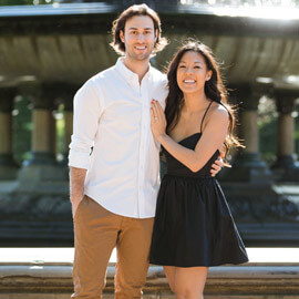 Bethesda Fountain marriage proposal