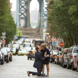 Secret Proposal in Dumbo, Brooklyn