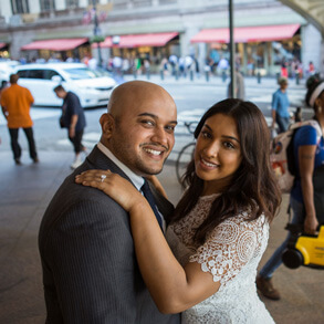 Wedding proposal at Cipriani Grand Central