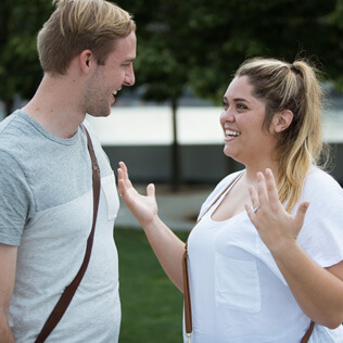 Roosevelt Island Marriage Proposal