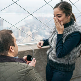 Empire State building Marriage Proposal