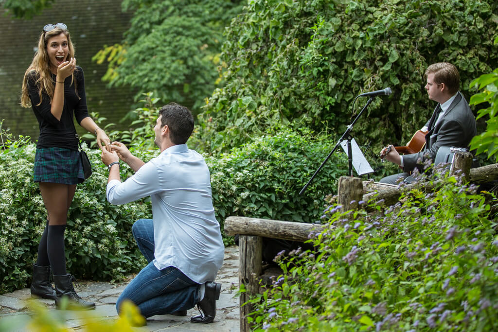 Proposal In Shakespeare Garden At Central Park Vladleto