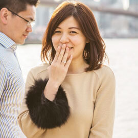 Main street park - Dumbo, Brooklyn Marriage proposal. (photo+video)