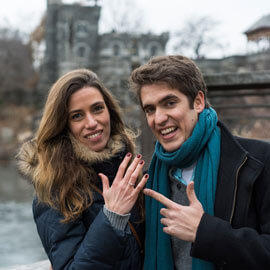 Shakespeare Garden Wedding Proposal