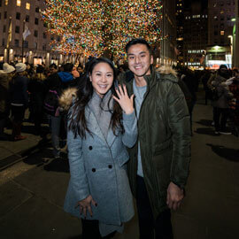 Christmas Tree Marriage Proposal