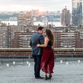 Rooftop Marriage Proposal