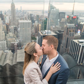 Top Of The Rock Surprise Proposal.