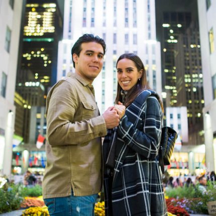 Rockefeller Center Marriage proposal photo