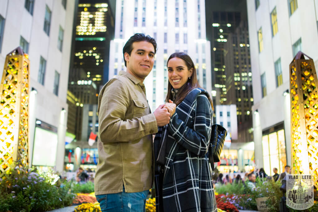 Rockefeller Center Marriage proposal photo