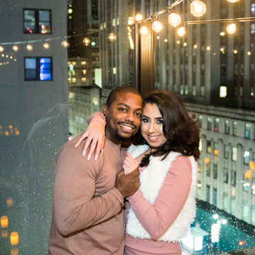 Rooftop Proposal with Empire State view