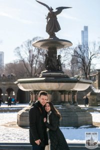 engagement photos from Central Park