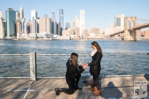 Marriage Proposal at Brooklyn Bridge Park