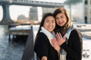 proposal on Brooklyn bride