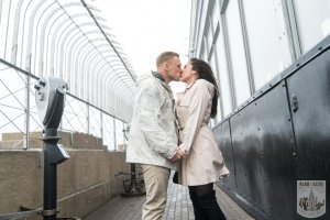 engagement photographer at empire state